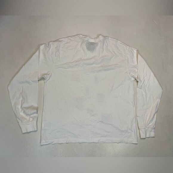 Nike NSW Logo Icon Clash T-shirt Women Large Long Sleeve White CJ2038 100 - Picture 4 of 6